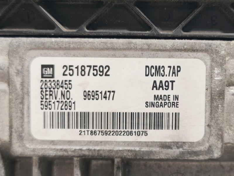 Centralina Iniezione 25187592 Opel Antara A 2011