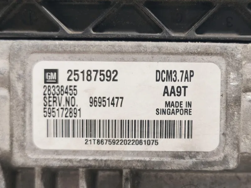 Centralina Iniezione 25187592 Opel Antara A 2011