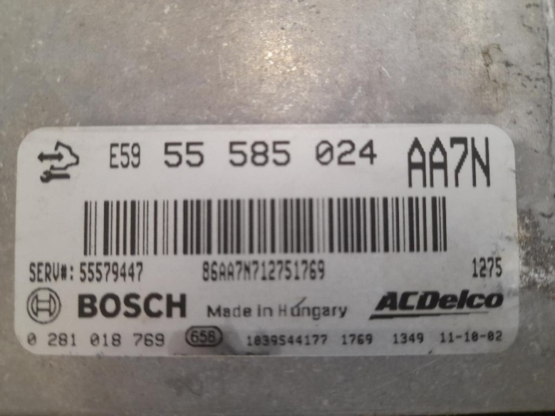 Centralina Iniezione 55579447 55585024 Opel Astra J 2010