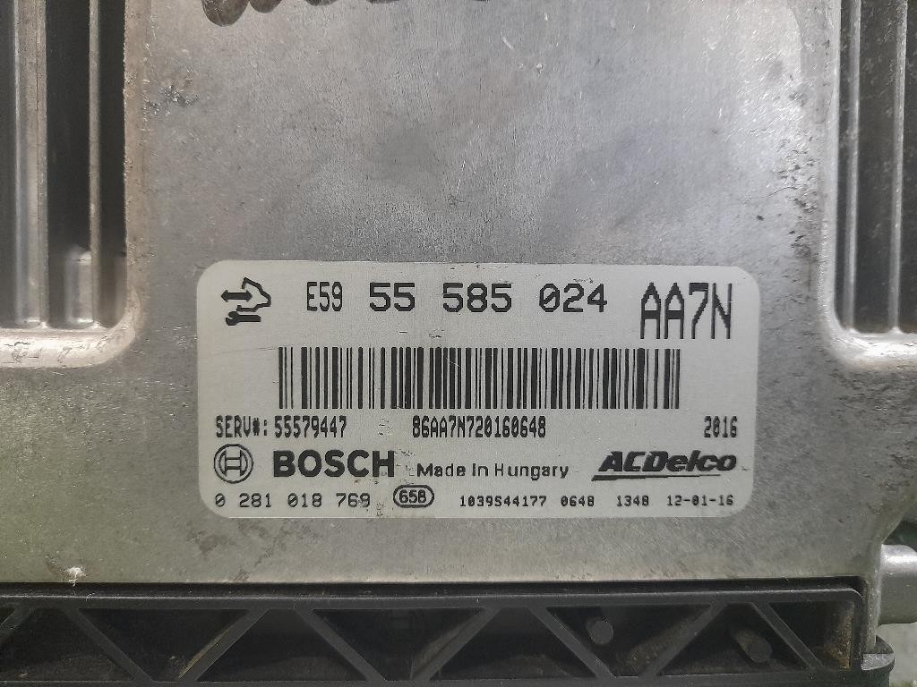 Centralina Iniezione 55585024 Opel Astra J 2010