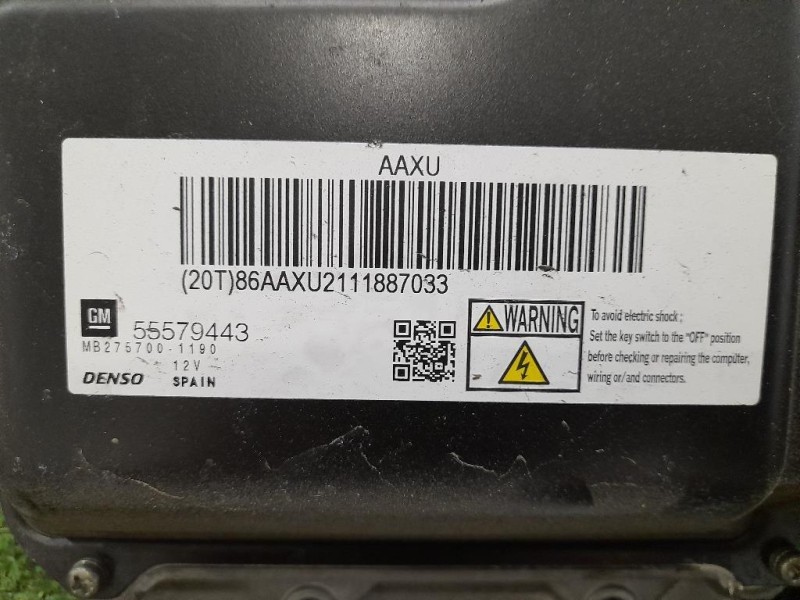 Centralina Iniezione 55579443 Opel Astra J 2010