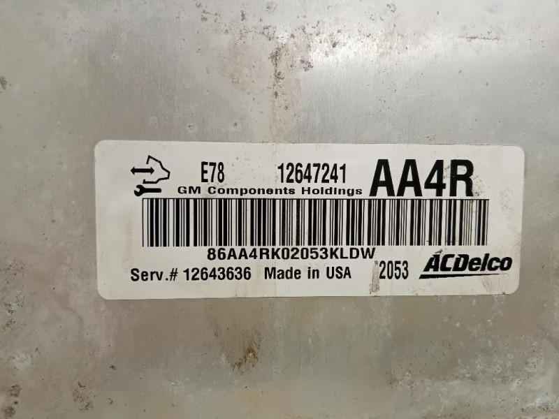 Centralina Iniezione 12643636 Opel Astra J 2010