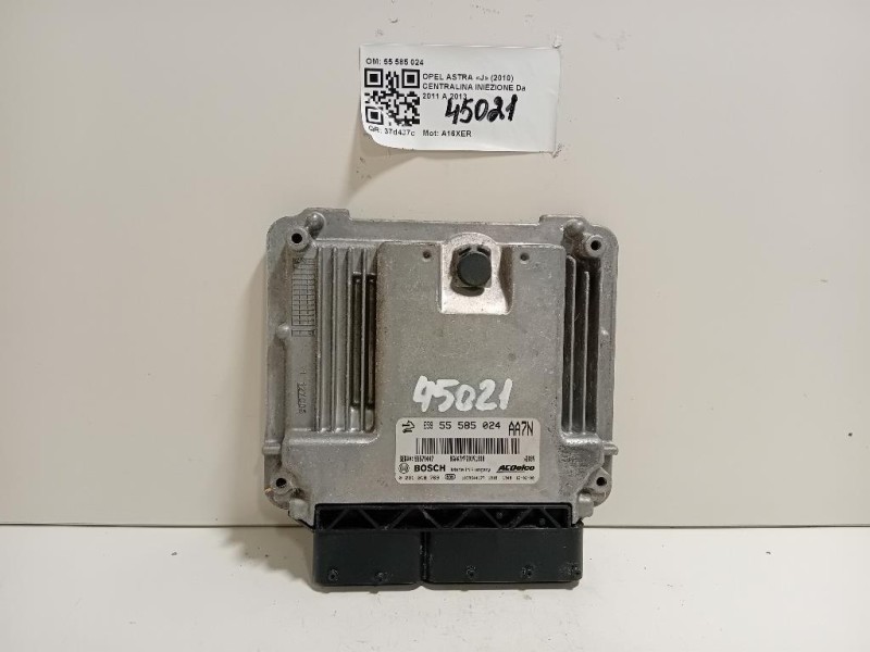 Centralina Iniezione 55 585 024 Opel Astra J 2010