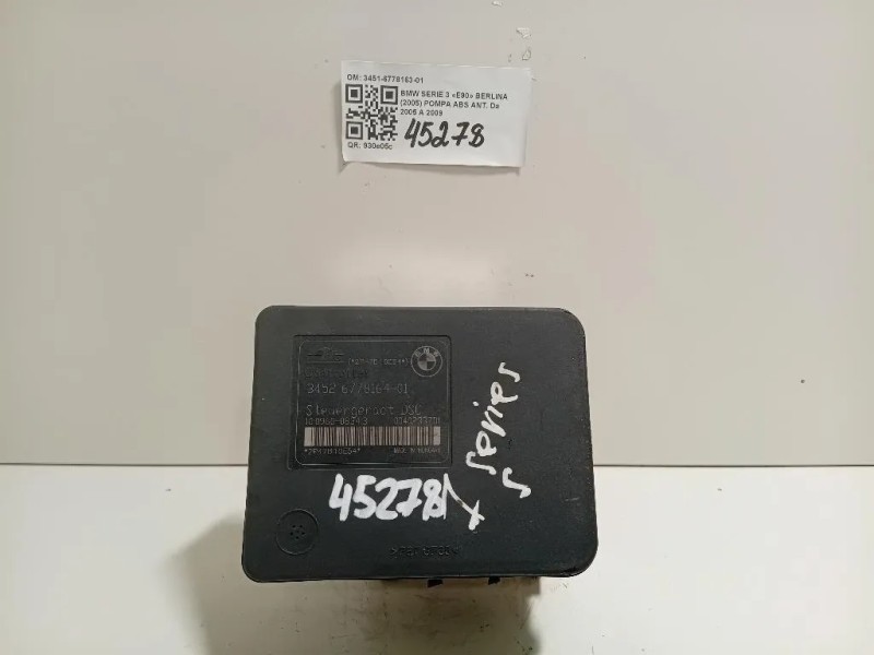 Pompa ABS ANT 3451-6778163-01 Bmw Serie 3 E90 Berlina 2005