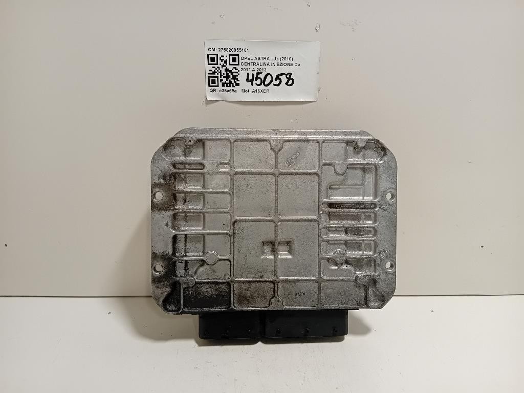 Centralina Iniezione 275820955101 Opel Astra J 2010