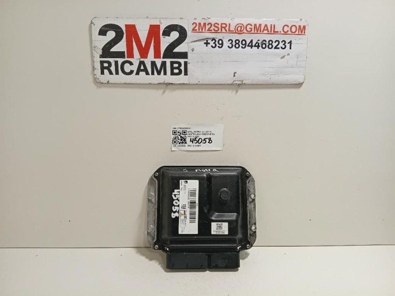 Centralina Iniezione 275820955101 Opel Astra J 2010