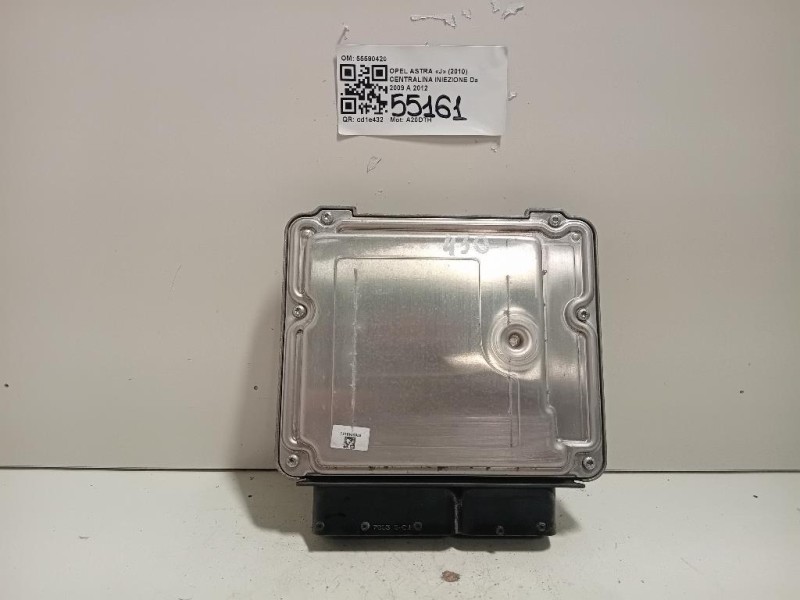 Centralina Iniezione 55590420 Opel Astra J 2010