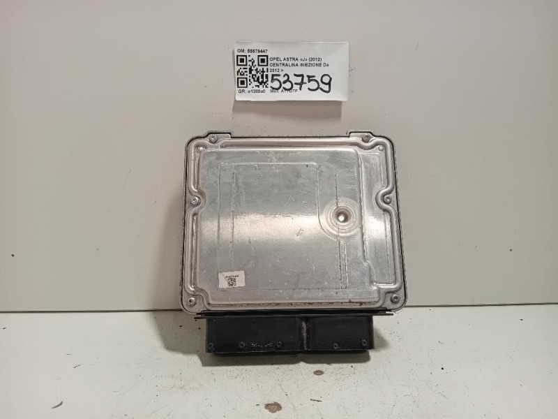 Centralina Iniezione 55579447 Opel Astra J 2012