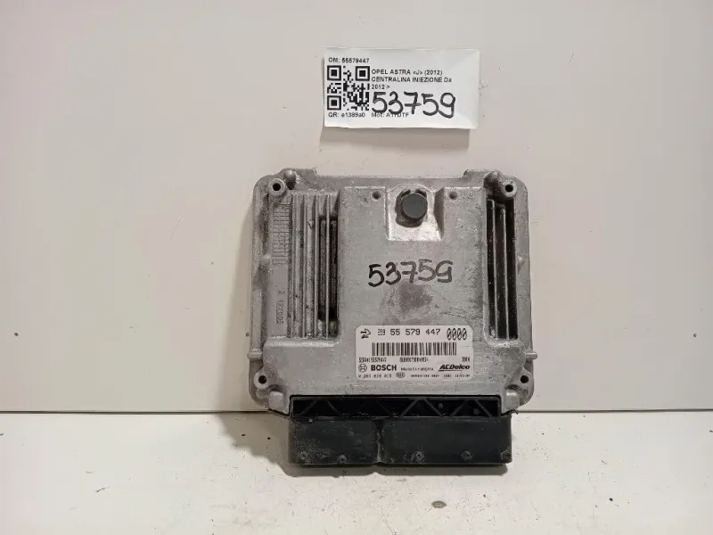 Centralina Iniezione 55579447 Opel Astra J 2012