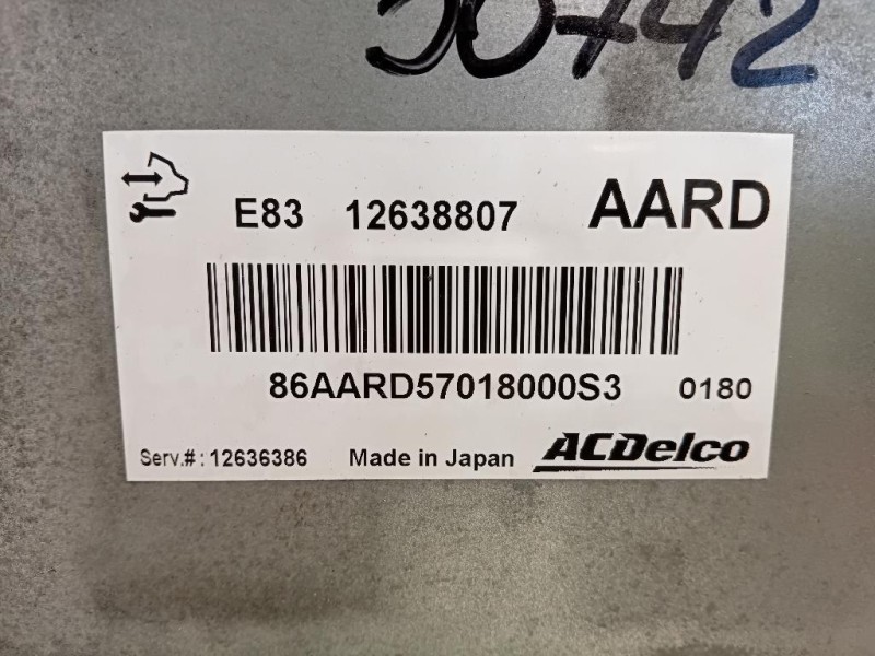 Centralina Iniezione 12638807 Opel Astra J 2012