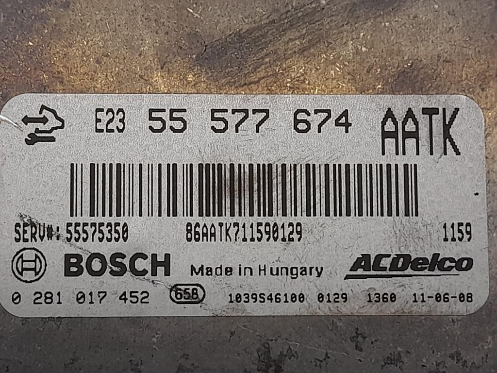 Centralina Iniezione E2355577674 Opel Astra J 2012