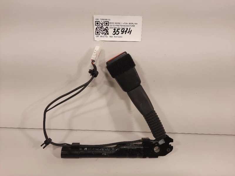 Pretensionatore Destro 7259388 03 Bmw Serie 1 F20 Berlina 2012