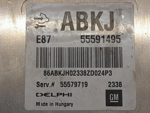 Centralina Iniezione E8755591495 Opel Astra J 2012