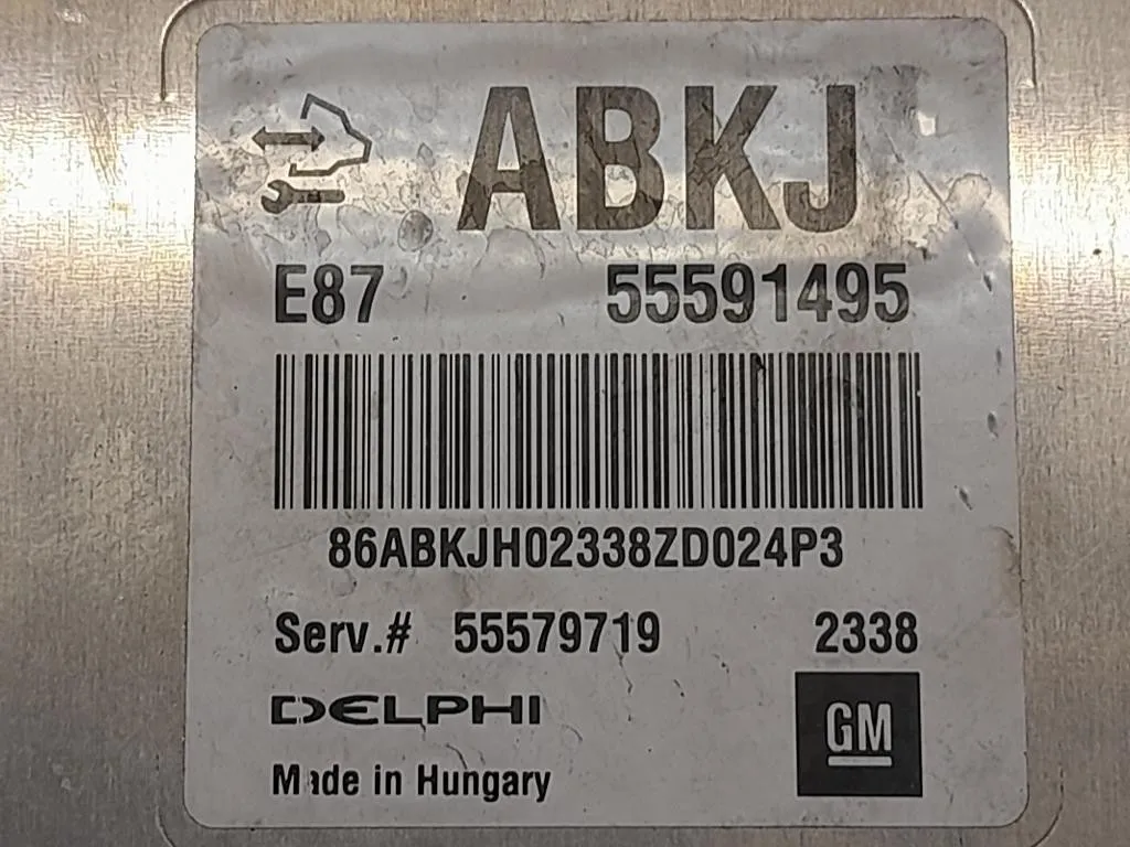 Centralina Iniezione E8755591495 Opel Astra J 2012