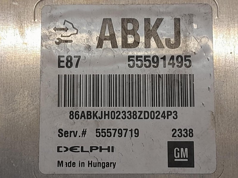 Centralina Iniezione E8755591495 Opel Astra J 2012