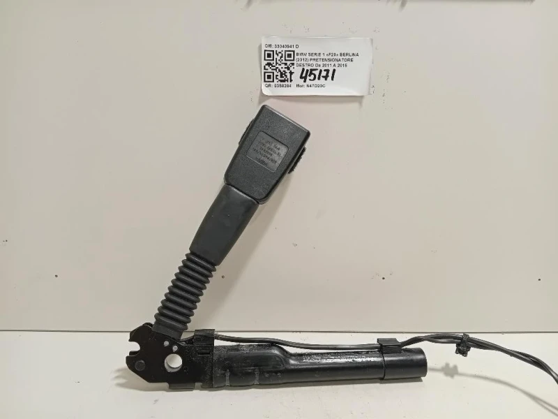 Pretensionatore Destro 33040941 D Bmw Serie 1 F20 Berlina 2012