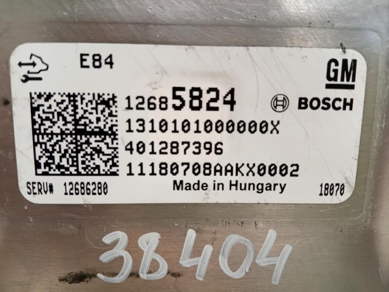 Centralina Iniezione 12685824 Opel Astra K 2016