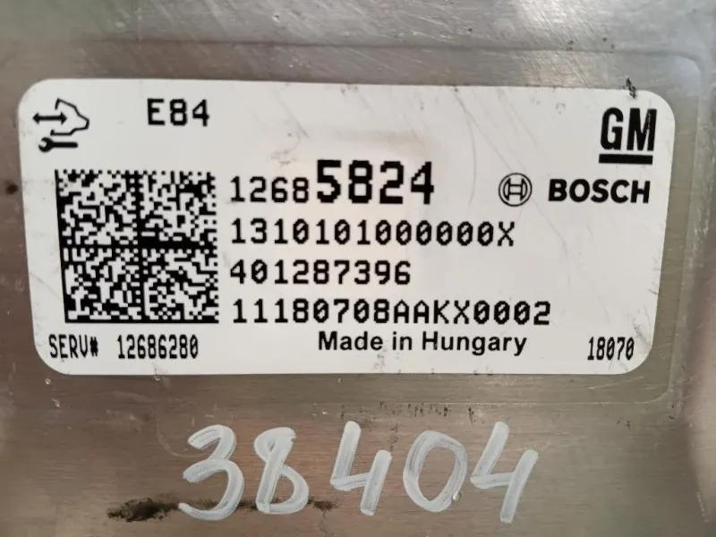 Centralina Iniezione 12685824 Opel Astra K 2016