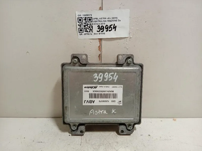 Centralina Iniezione 12659379 Opel Astra K 2016
