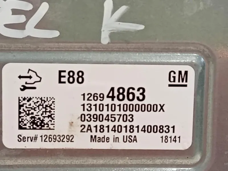 Centralina Iniezione 12694863 Opel Astra K 2016