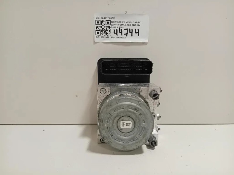 Pompa ABS ANT 100917-39513 Bmw Serie 3 E93 Cabrio 2007