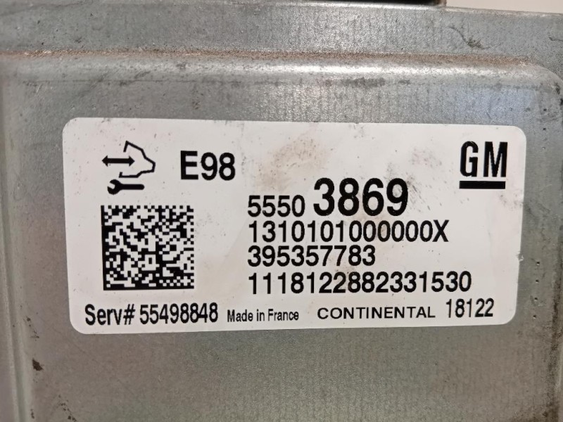 Centralina Iniezione 55503869 Opel Astra K 2016