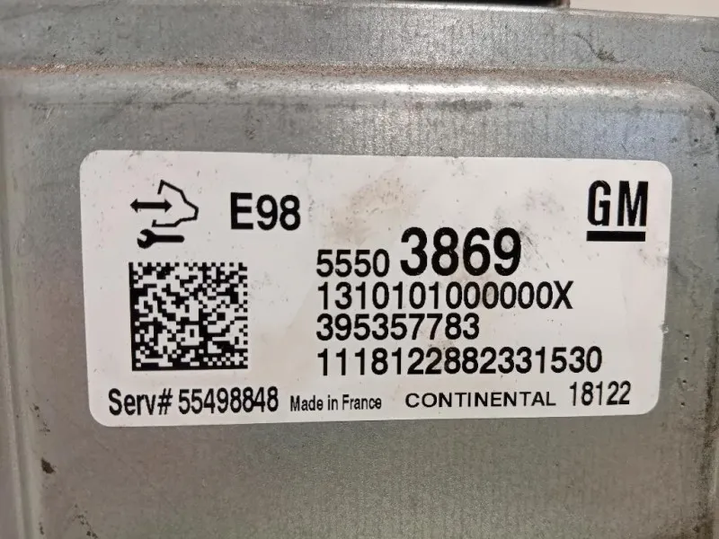 Centralina Iniezione 55503869 Opel Astra K 2016