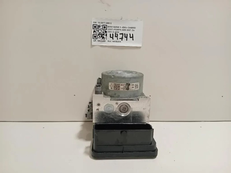 Pompa ABS ANT 100917-39513 Bmw Serie 3 E93 Cabrio 2007
