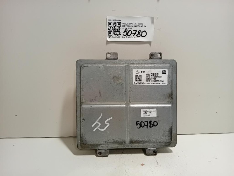 Centralina Iniezione 55503869 Opel Astra K 2016