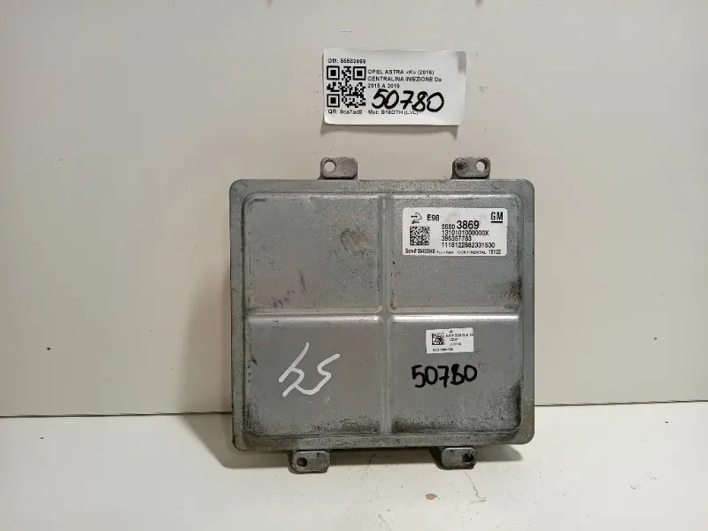 Centralina Iniezione 55503869 Opel Astra K 2016