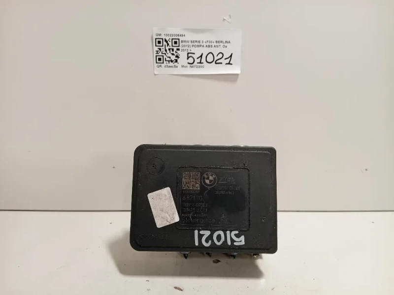 Pompa ABS ANT 10022006494 Bmw Serie 3 F30 Berlina 2012