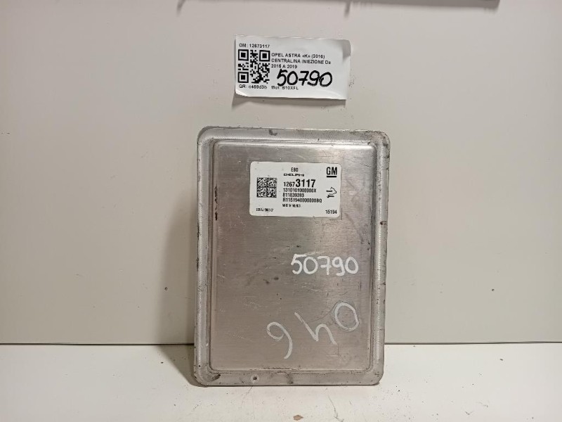 Centralina Iniezione 12673117 Opel Astra K 2016