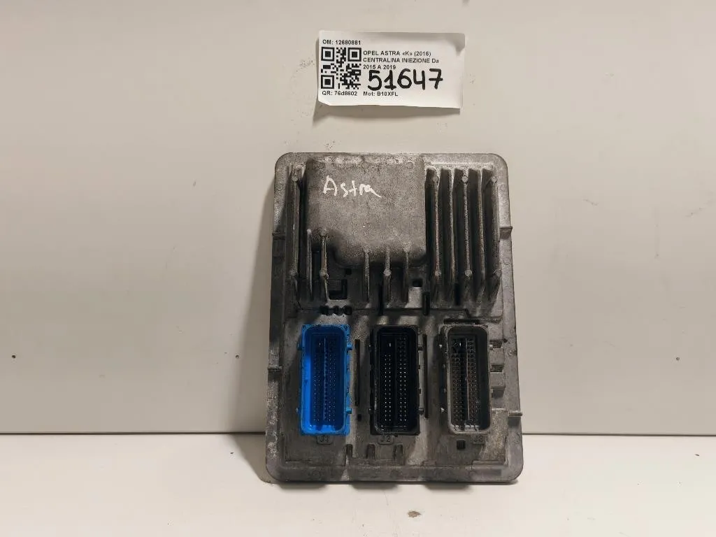 Centralina Iniezione 12680881 Opel Astra K 2016