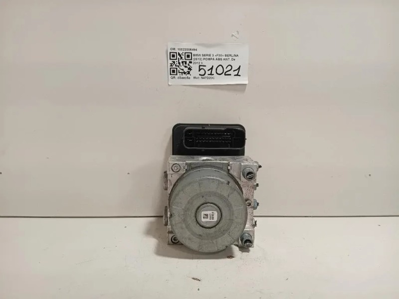 Pompa ABS ANT 10022006494 Bmw Serie 3 F30 Berlina 2012