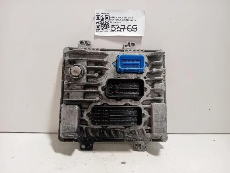 Centralina Iniezione 55491705 Opel Astra K 2016