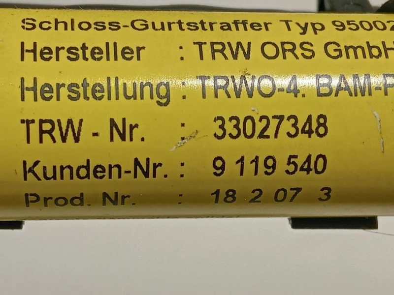 Pretensionatore Destro 33028130 Bmw X3 E83 2004