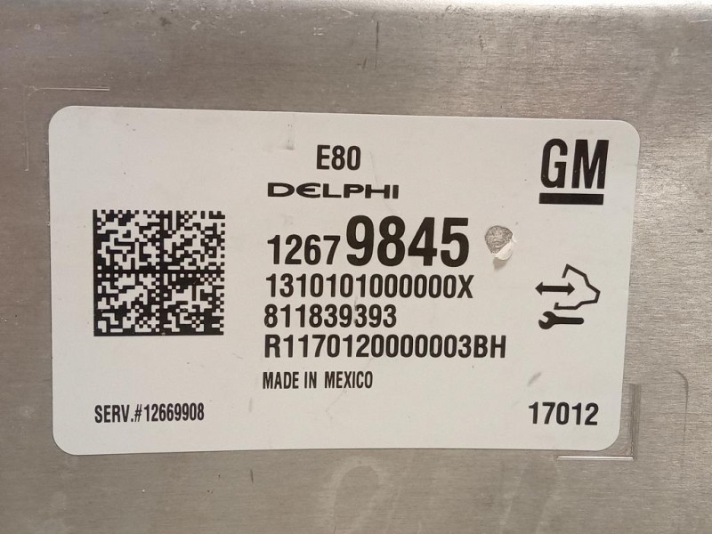 Centralina Iniezione 12679845 Opel Astra K 2016