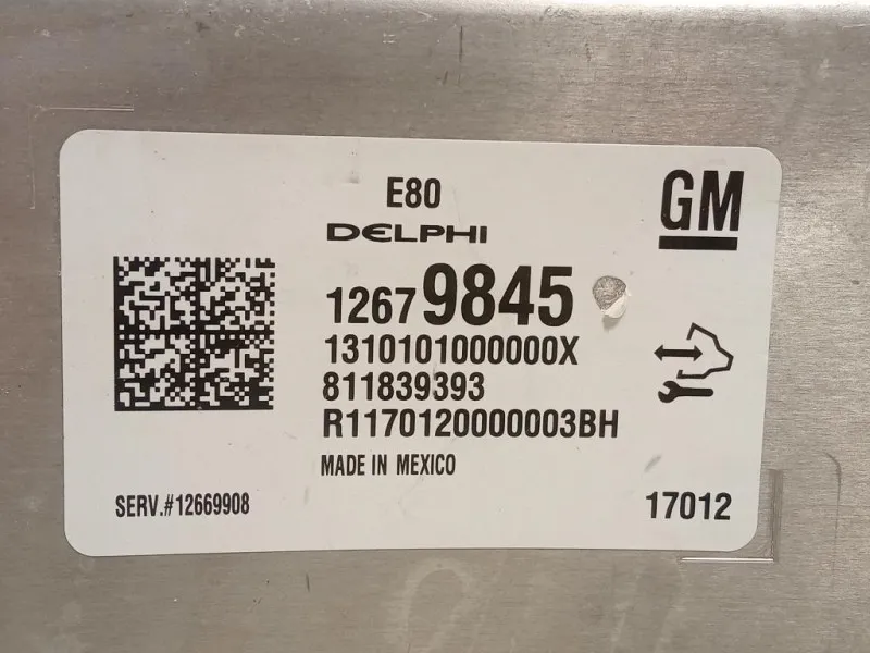 Centralina Iniezione 12679845 Opel Astra K 2016