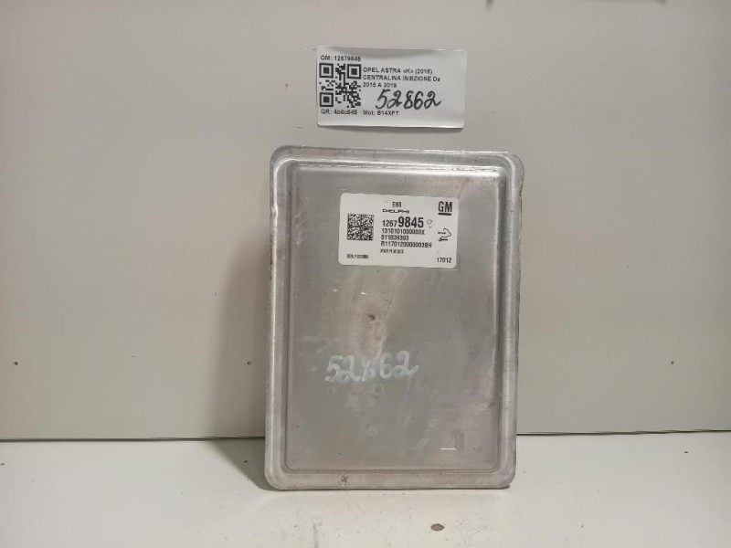 Centralina Iniezione 12679845 Opel Astra K 2016