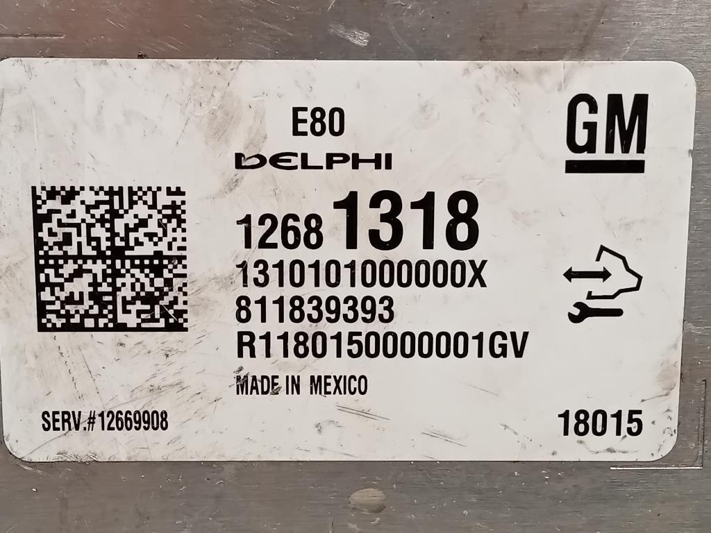 Centralina Iniezione 12681318 Opel Astra K 2016