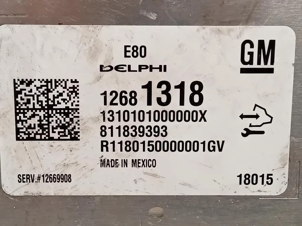 Centralina Iniezione 12681318 Opel Astra K 2016