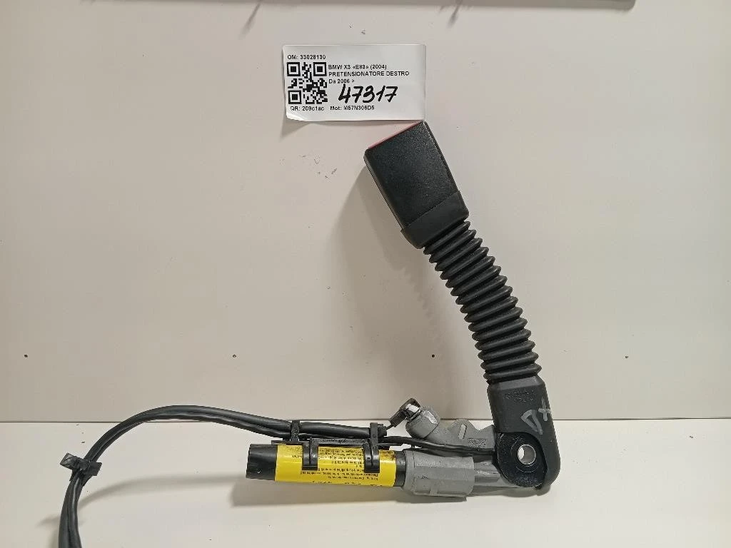 Pretensionatore Destro 33028130 Bmw X3 E83 2004