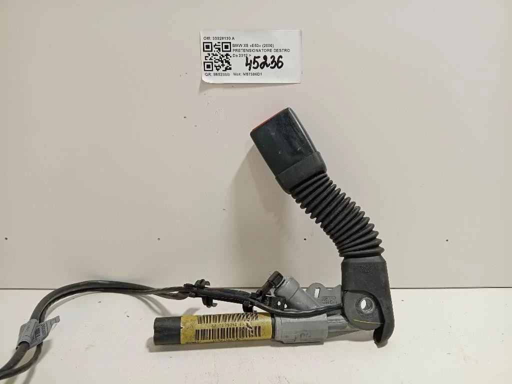 Pretensionatore Destro 33028130 A Bmw X5 E53 2000