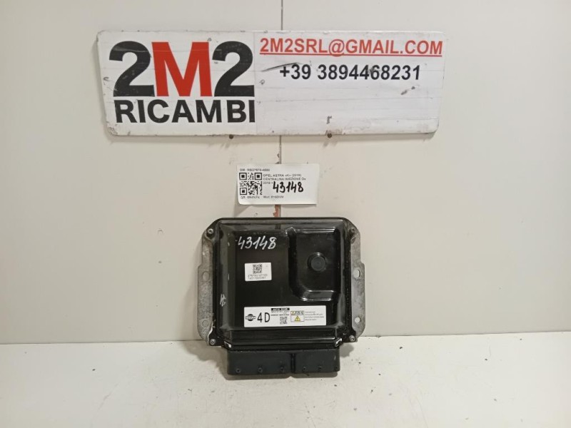 Centralina Iniezione MB27570-4580 Opel Astra K 2019