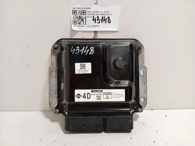 Centralina Iniezione MB27570-4580 Opel Astra K 2019