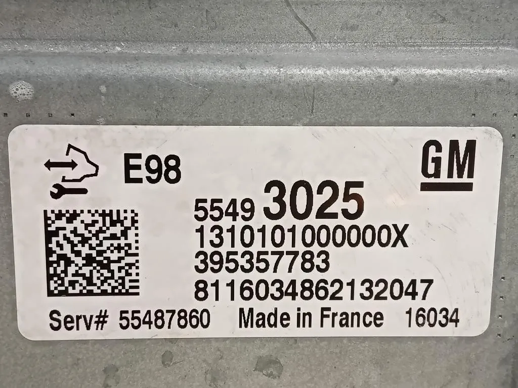 Centralina Iniezione 55493025 Opel Astra K 2019