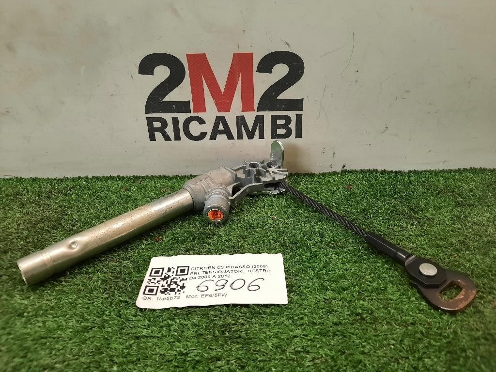 Pretensionatore Destro Citroen C3 Picasso 2009
