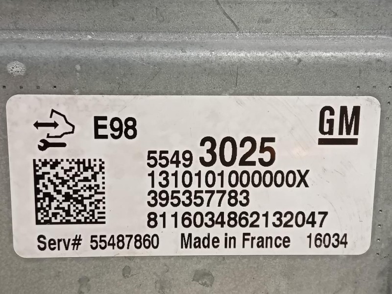 Centralina Iniezione 55493025 Opel Astra K 2019