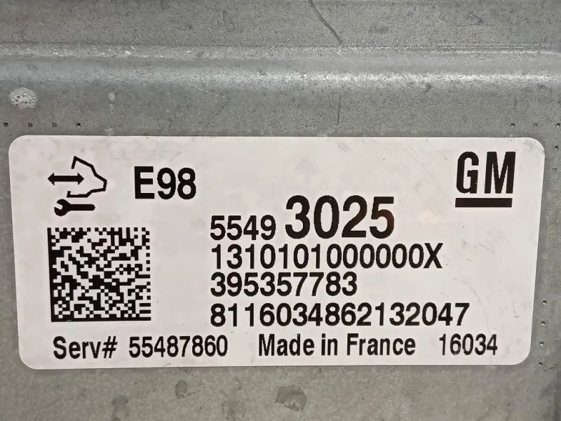 Centralina Iniezione 55493025 Opel Astra K 2019