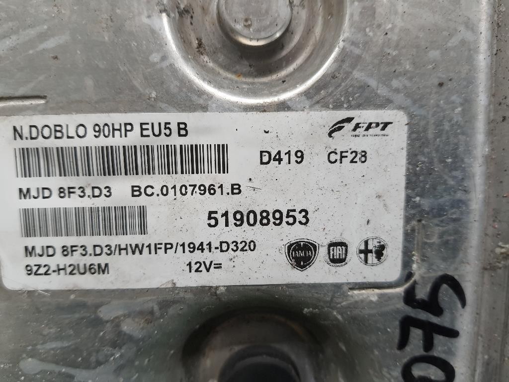 Centralina Iniezione 51908953 Opel Combo D 2012